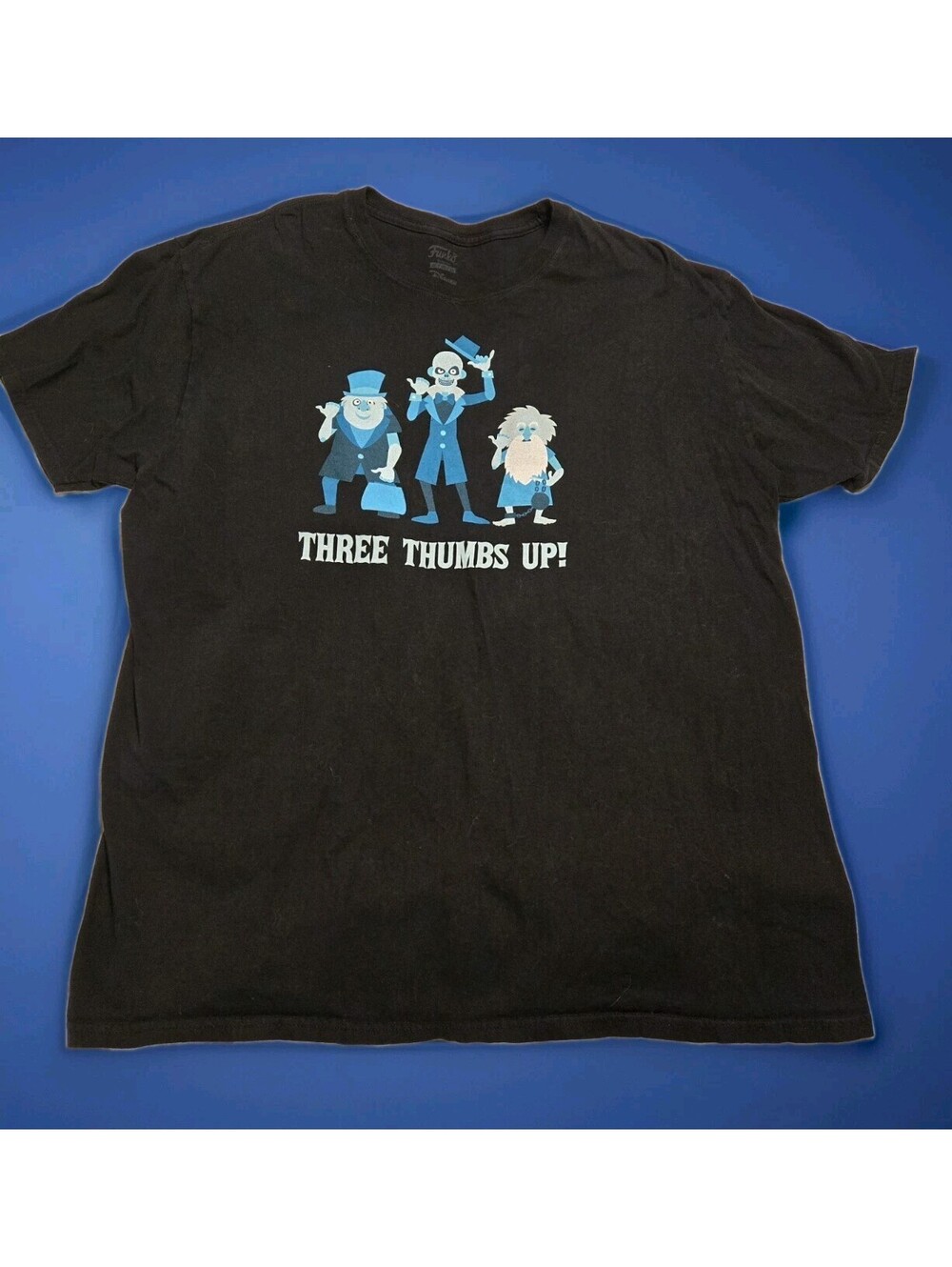 Funko Disney Haunted Mansion Hitchhiking Ghosts T-Shirt Three Thumbs Up 2X